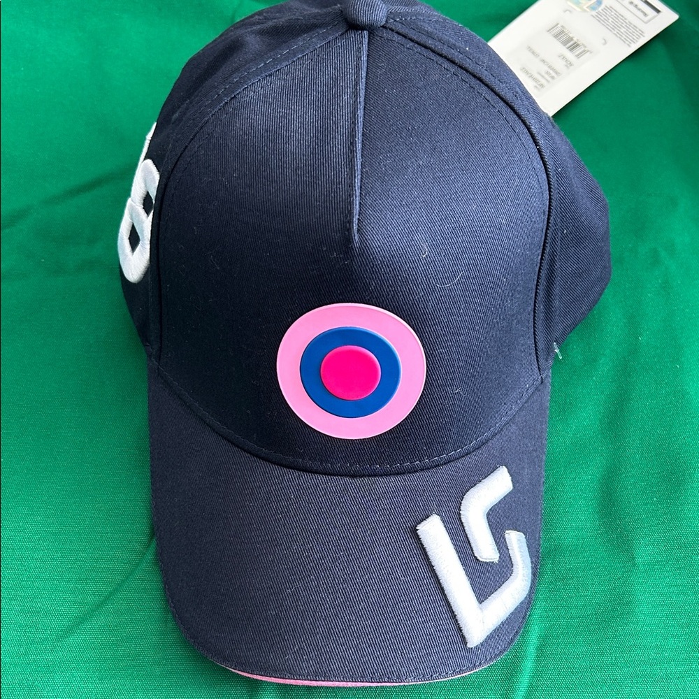 Hackett Navy Blue Cap with Pink and White Accents